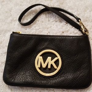 Black Michael Kors wristlet